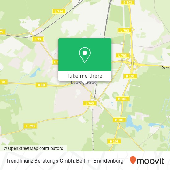 Trendfinanz Beratungs Gmbh map