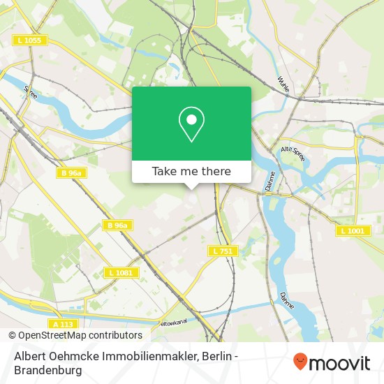 Albert Oehmcke Immobilienmakler map