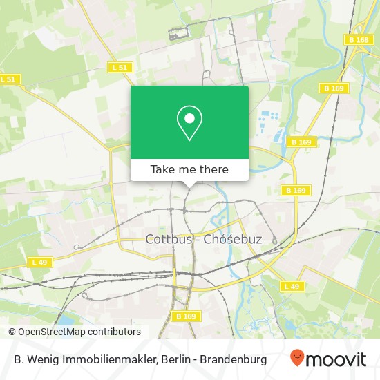 B. Wenig Immobilienmakler map