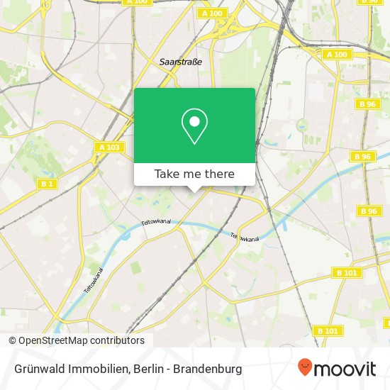 Карта Grünwald Immobilien