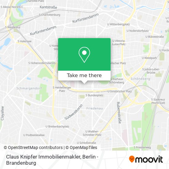 Claus Knipfer Immobilienmakler map