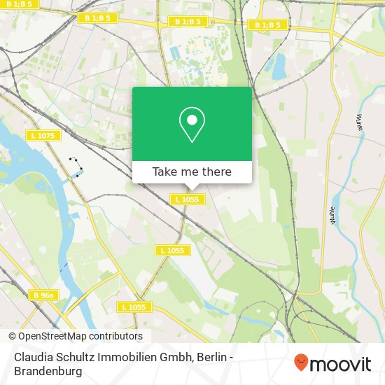 Карта Claudia Schultz Immobilien Gmbh