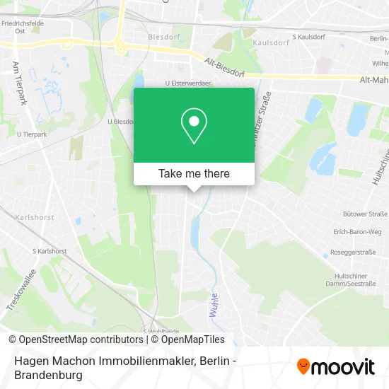 Карта Hagen Machon Immobilienmakler