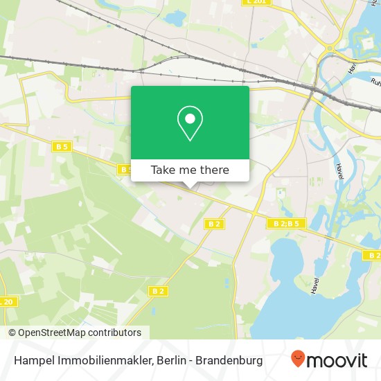 Hampel Immobilienmakler map