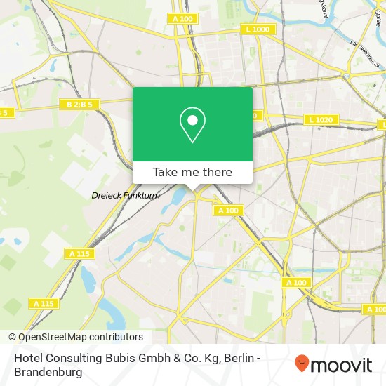 Hotel Consulting Bubis Gmbh & Co. Kg map