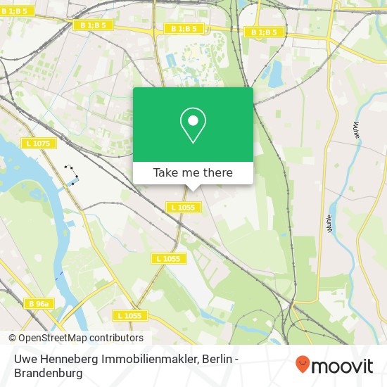 Uwe Henneberg Immobilienmakler map