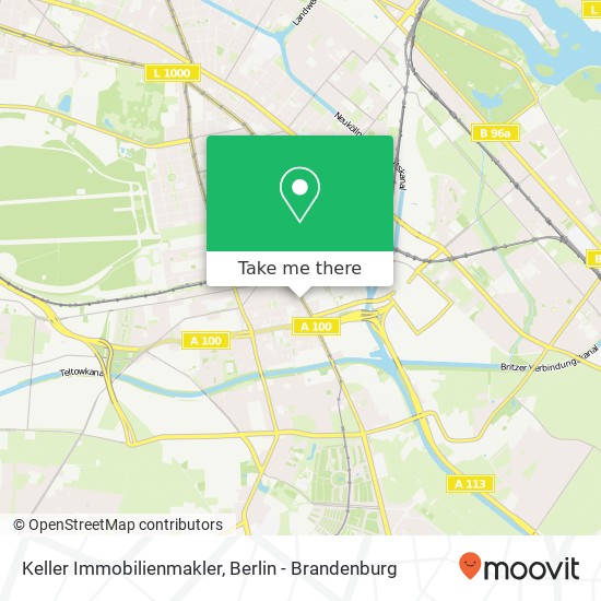 Keller Immobilienmakler map