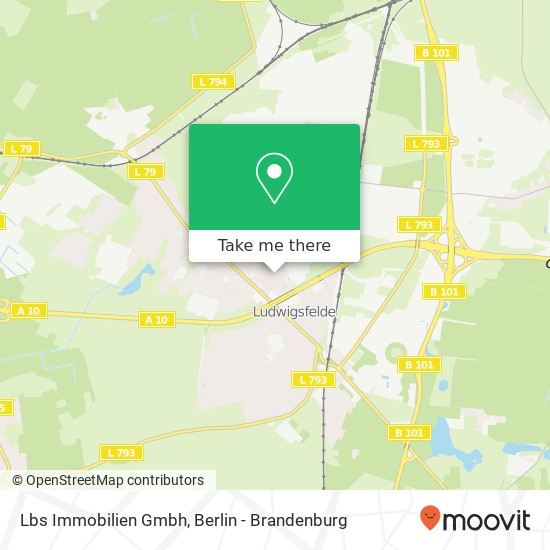 Lbs Immobilien Gmbh map