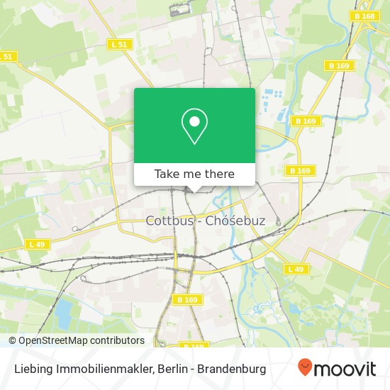 Liebing Immobilienmakler map