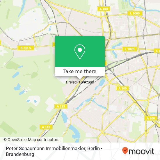 Peter Schaumann Immobilienmakler map