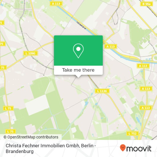 Карта Christa Fechner Immobilien Gmbh
