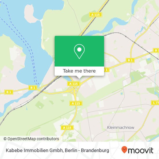 Kabebe Immobilien Gmbh map