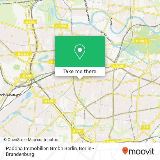 Padona Immobilien Gmbh Berlin map