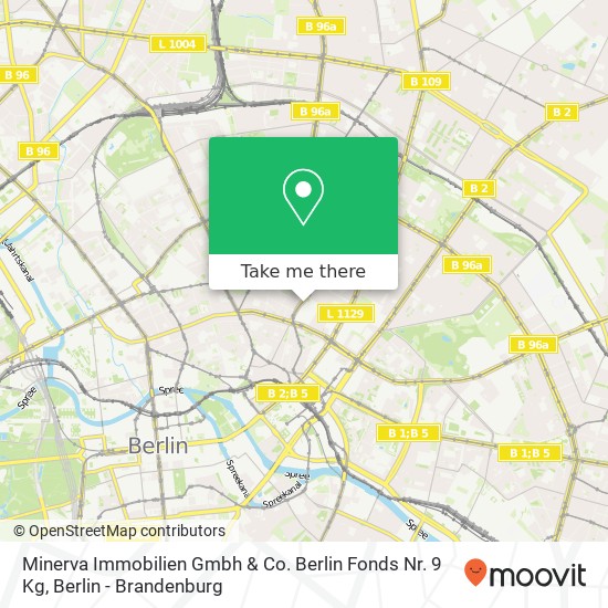 Minerva Immobilien Gmbh & Co. Berlin Fonds Nr. 9 Kg map