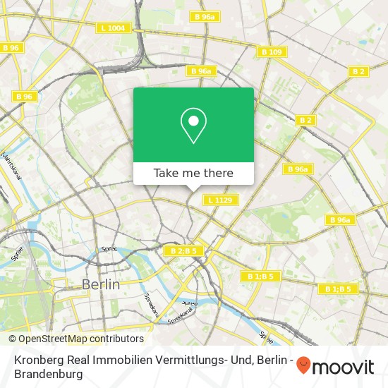 Kronberg Real Immobilien Vermittlungs- Und map