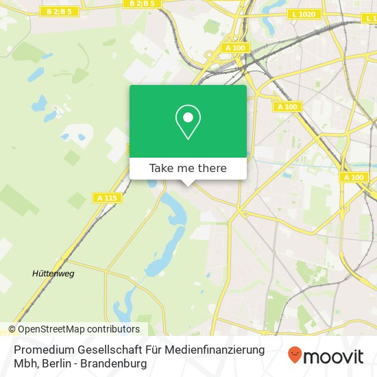 Promedium Gesellschaft Für Medienfinanzierung Mbh map