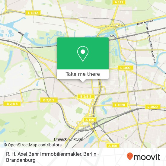 R. H. Axel Bahr Immobilienmakler map