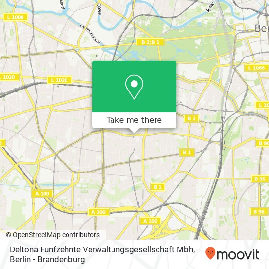 Deltona Fünfzehnte Verwaltungsgesellschaft Mbh map