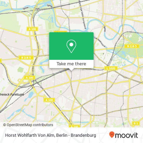 Карта Horst Wohlfarth Von Alm