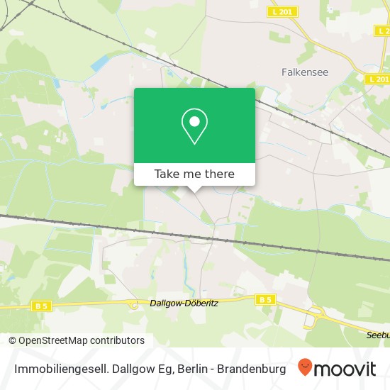 Immobiliengesell. Dallgow Eg map