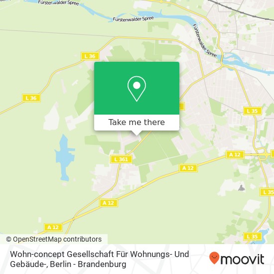 Карта Wohn-concept Gesellschaft Für Wohnungs- Und Gebäude-
