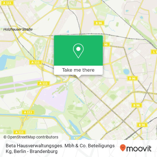 Beta Hausverwaltungsges. Mbh & Co. Beteiligungs Kg map