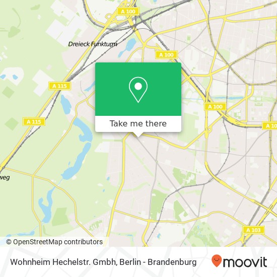 Wohnheim Hechelstr. Gmbh map