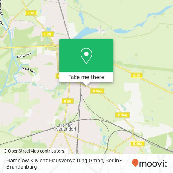 Hamelow & Klenz Hausverwaltung Gmbh map