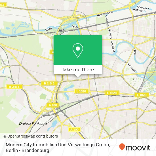 Modern City Immobilien Und Verwaltungs Gmbh map