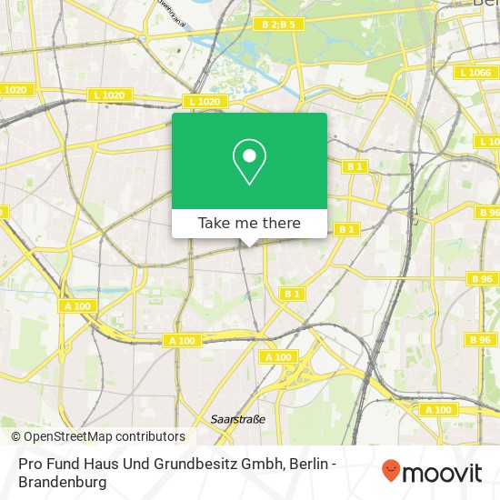 Pro Fund Haus Und Grundbesitz Gmbh map