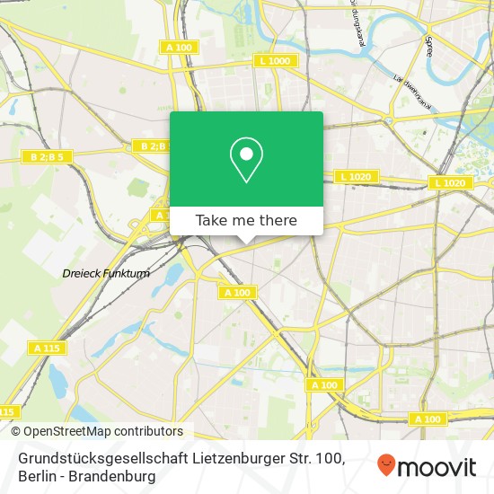 Grundstücksgesellschaft Lietzenburger Str. 100 map