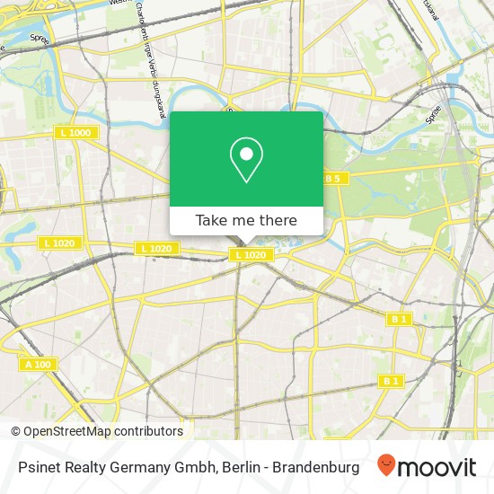 Psinet Realty Germany Gmbh map