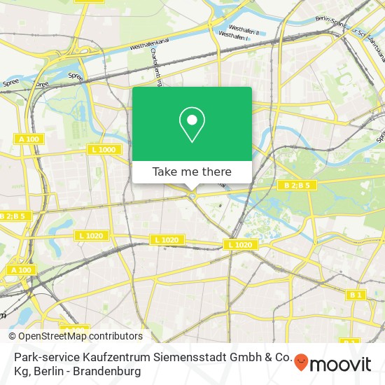 Карта Park-service Kaufzentrum Siemensstadt Gmbh & Co. Kg