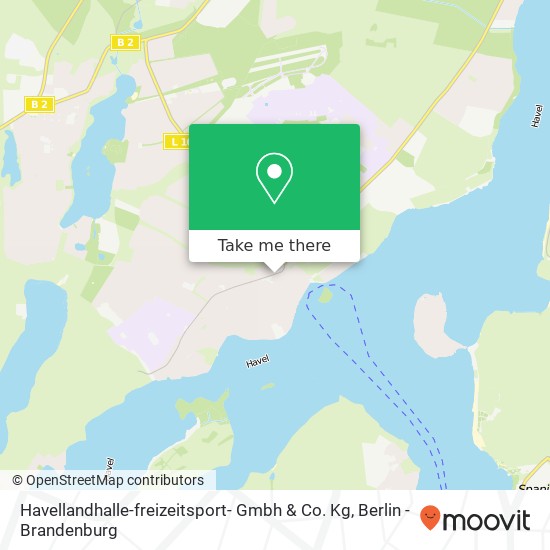 Карта Havellandhalle-freizeitsport- Gmbh & Co. Kg