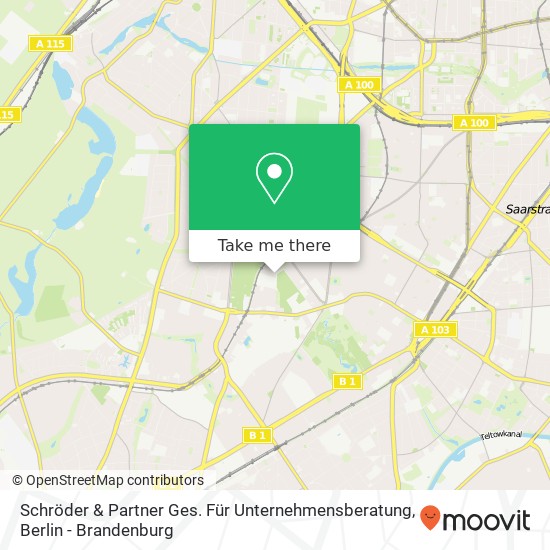 Карта Schröder & Partner Ges. Für Unternehmensberatung