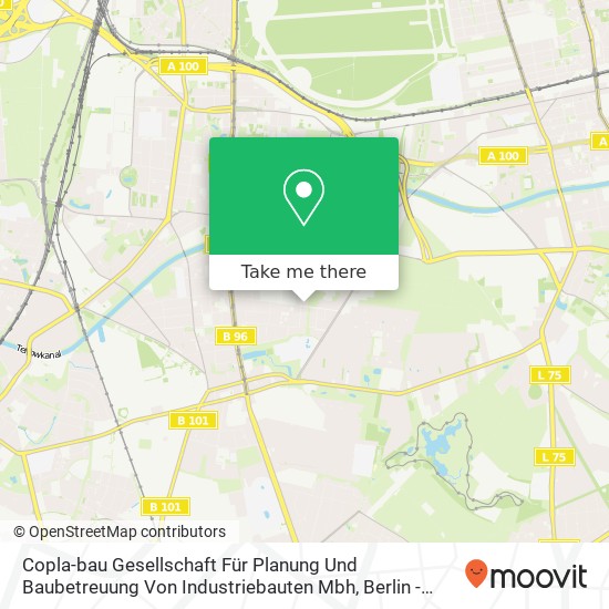 Copla-bau Gesellschaft Für Planung Und Baubetreuung Von Industriebauten Mbh map