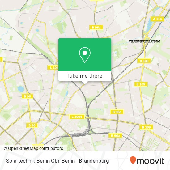 Solartechnik Berlin Gbr map