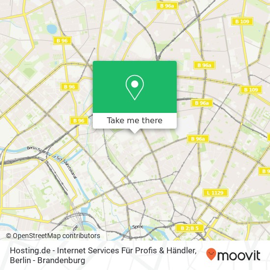 Hosting.de - Internet Services Für Profis & Händler map