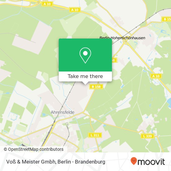 Карта Voß & Meister Gmbh