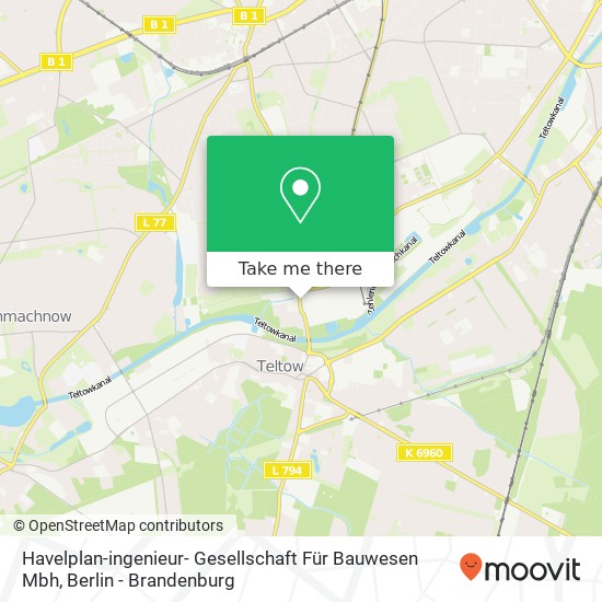 Havelplan-ingenieur- Gesellschaft Für Bauwesen Mbh map