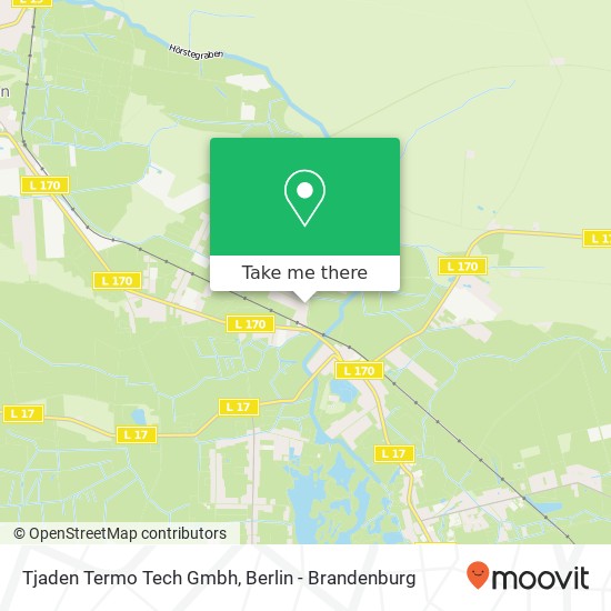 Tjaden Termo Tech Gmbh map