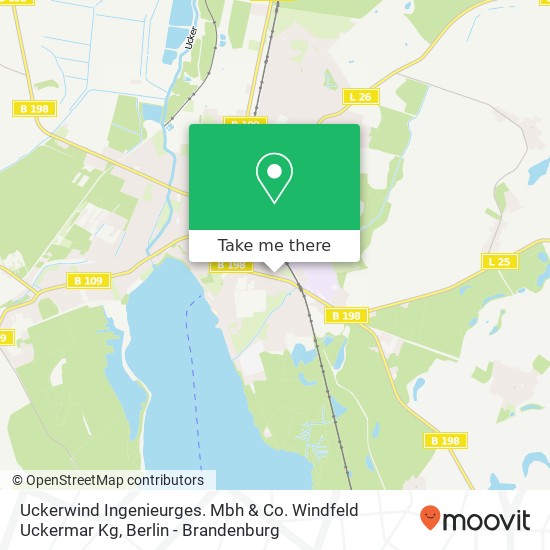 Uckerwind Ingenieurges. Mbh & Co. Windfeld Uckermar Kg map