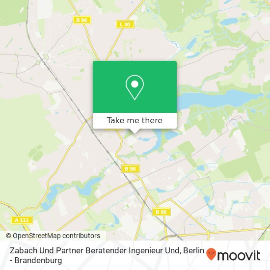 Карта Zabach Und Partner Beratender Ingenieur Und