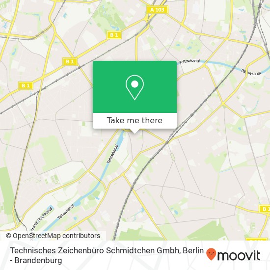 Карта Technisches Zeichenbüro Schmidtchen Gmbh