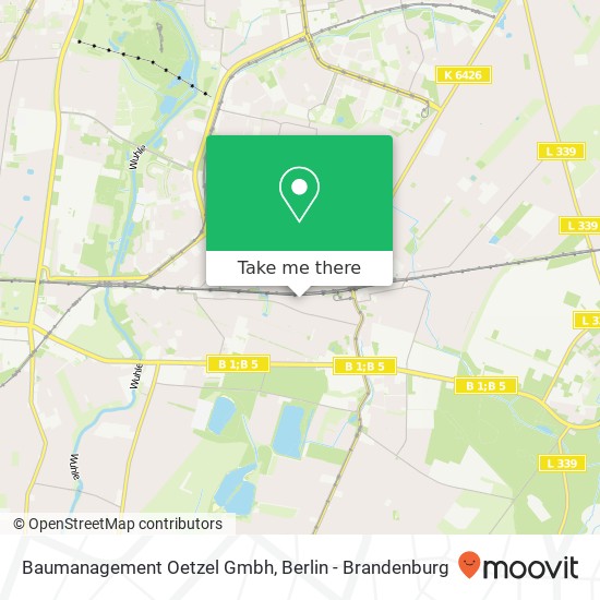 Baumanagement Oetzel Gmbh map