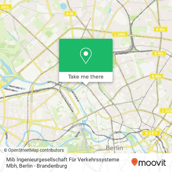 Mib Ingenieurgesellschaft Für Verkehrssysteme Mbh map