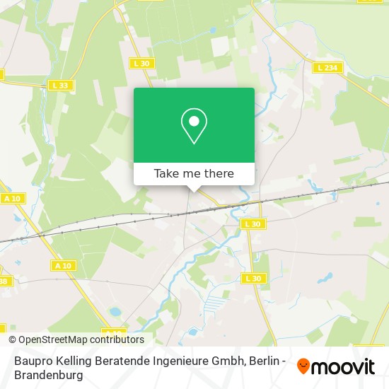 Baupro Kelling Beratende Ingenieure Gmbh map