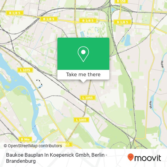 Baukoe Bauplan In Koepenick Gmbh map