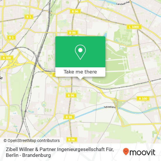 Zibell Willner & Partner Ingenieurgesellschaft Für map