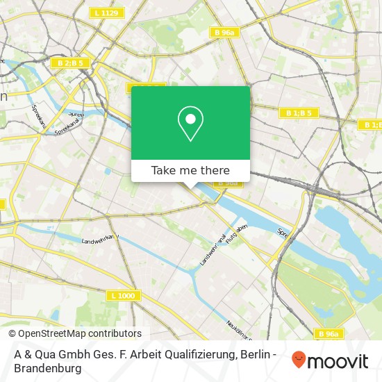 A & Qua Gmbh Ges. F. Arbeit Qualifizierung map